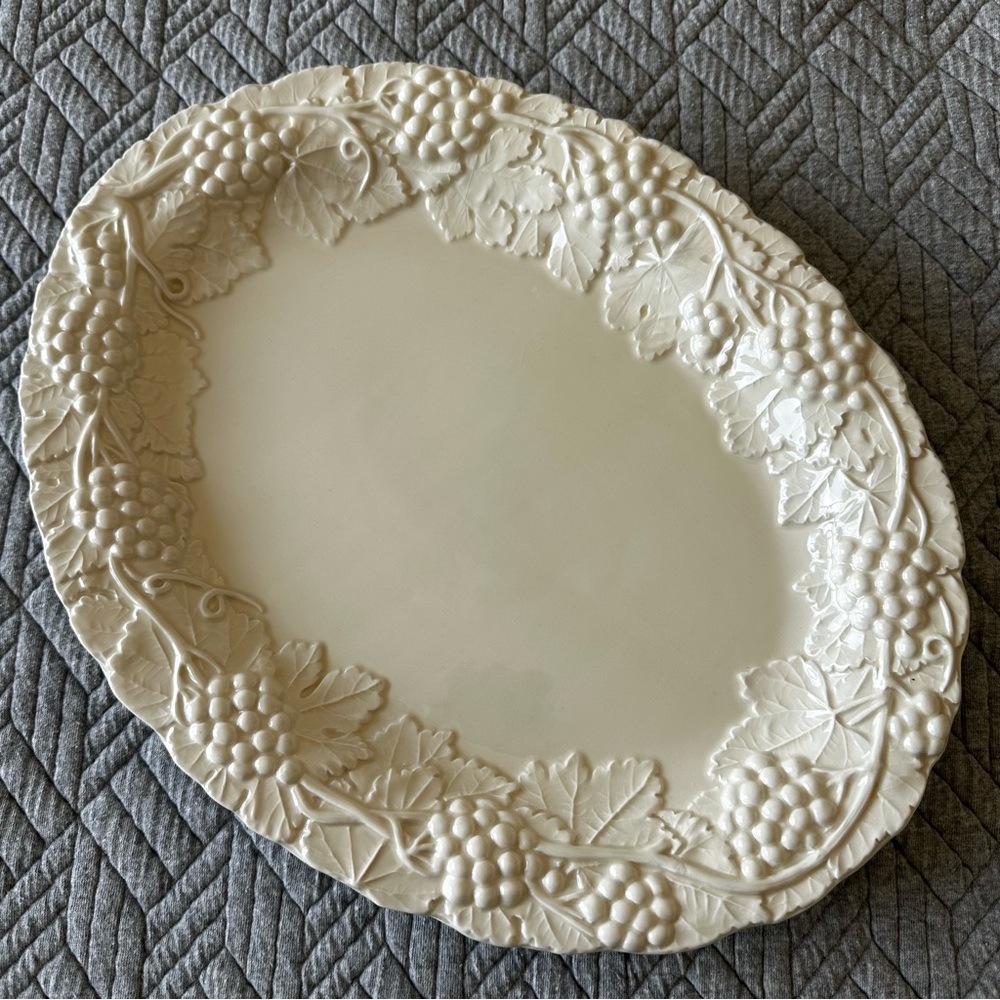 Vintage Majolica Bordallo Style Bloomingdale's Italy Main Course Dinner Plate